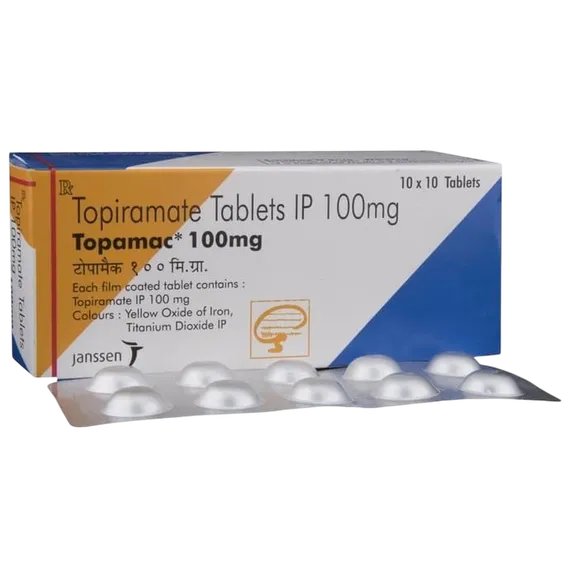 topamac 100mg tablet 10's
